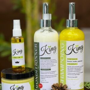 Gamme de 4 King shampoing, Conditioner, Oil & Booster