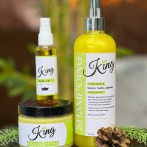 Gamme de 3 King shampoing, Oil & Booster